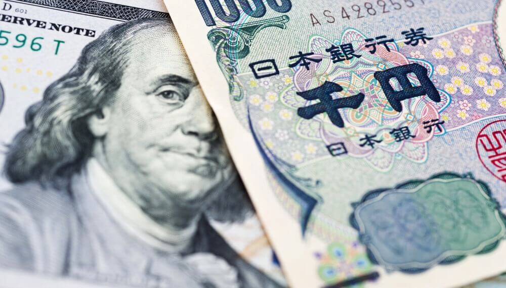 USD/JPY - Japan and US dollar banknotes